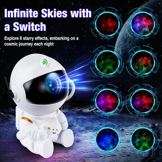 Astronaut Galaxy Night Light